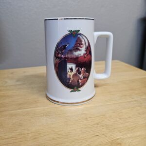 Mug Cup 1996 Santa Claus Coca Cola Mug Great Condition 1996 Collection Item